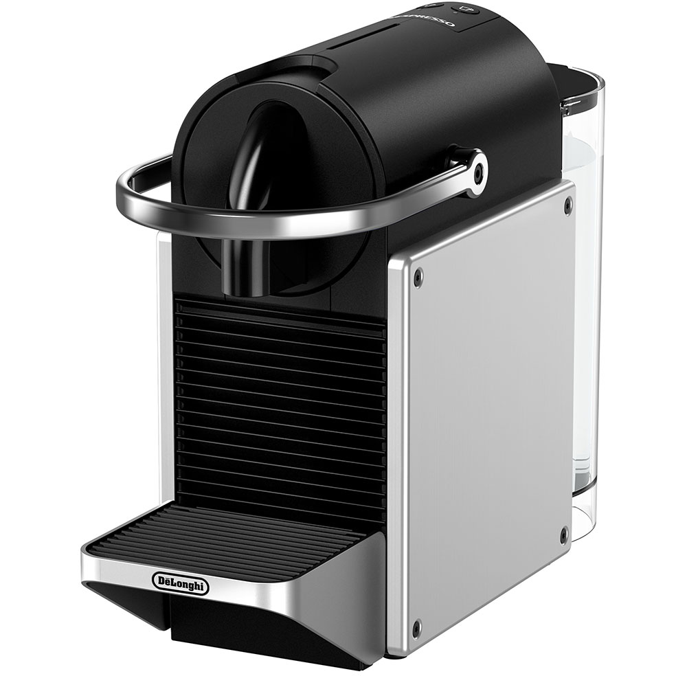 Espressor capsule NESPRESSO Pixie EN127.S, 1l, 1260W, 19 bar, argintiu-negru