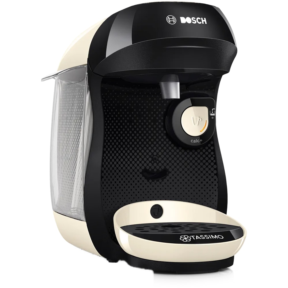 Espressor capsule BOSCH Tassimo Happy Friendly TAS107E, 0.7l, 1400W, bej-negru 