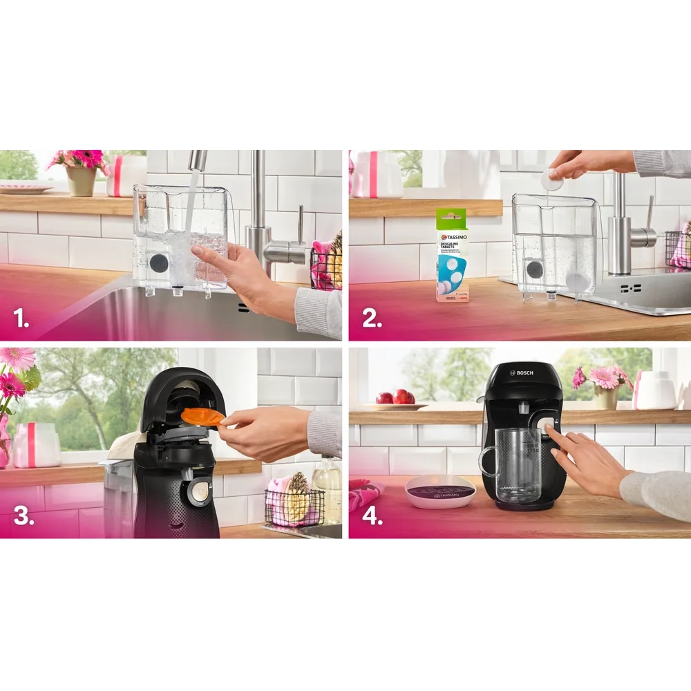 Espressor capsule BOSCH Tassimo Happy Friendly TAS107E, 0.7l, 1400W, bej-negru 