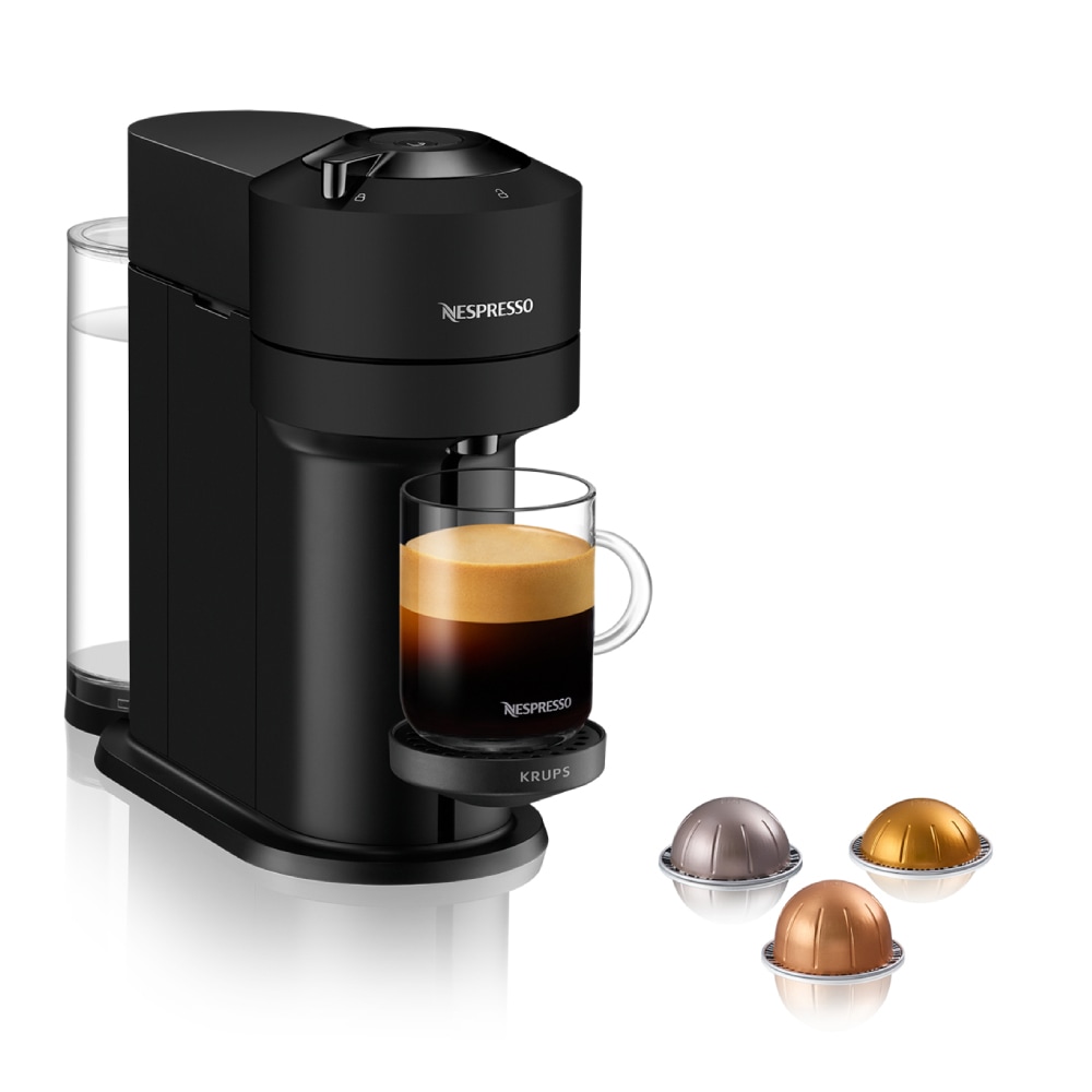 Espressor capsule NESPRESSO Vertuo Next XN910N10, 1.1l, 1500W, 15 bar, negru mat