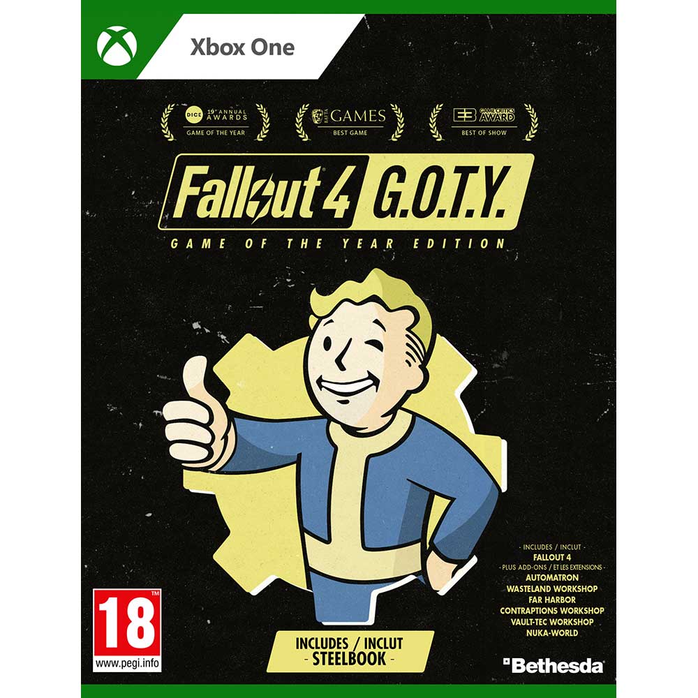 Lender Sequel soup Fallout 4 Game of The Year Steelbook Edition Xbox One