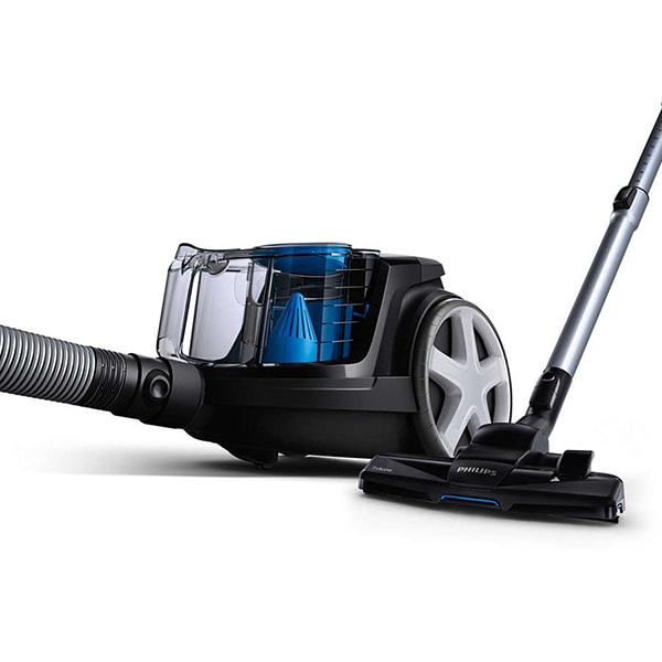 Aspirator fara sac PHILIPS PowerPro Compact FC9331/09, 1.5l, 900W, 76dB, negru-albastru