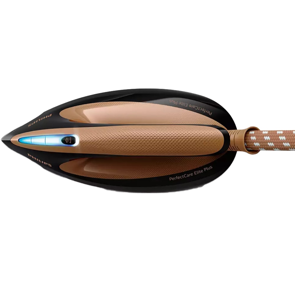 Statie de calcat PHILIPS PerfectCare Elite Plus GC9682/80, 2700W, 600g/min, 1.8l, talpa T-ionicGlide, auriu-negru