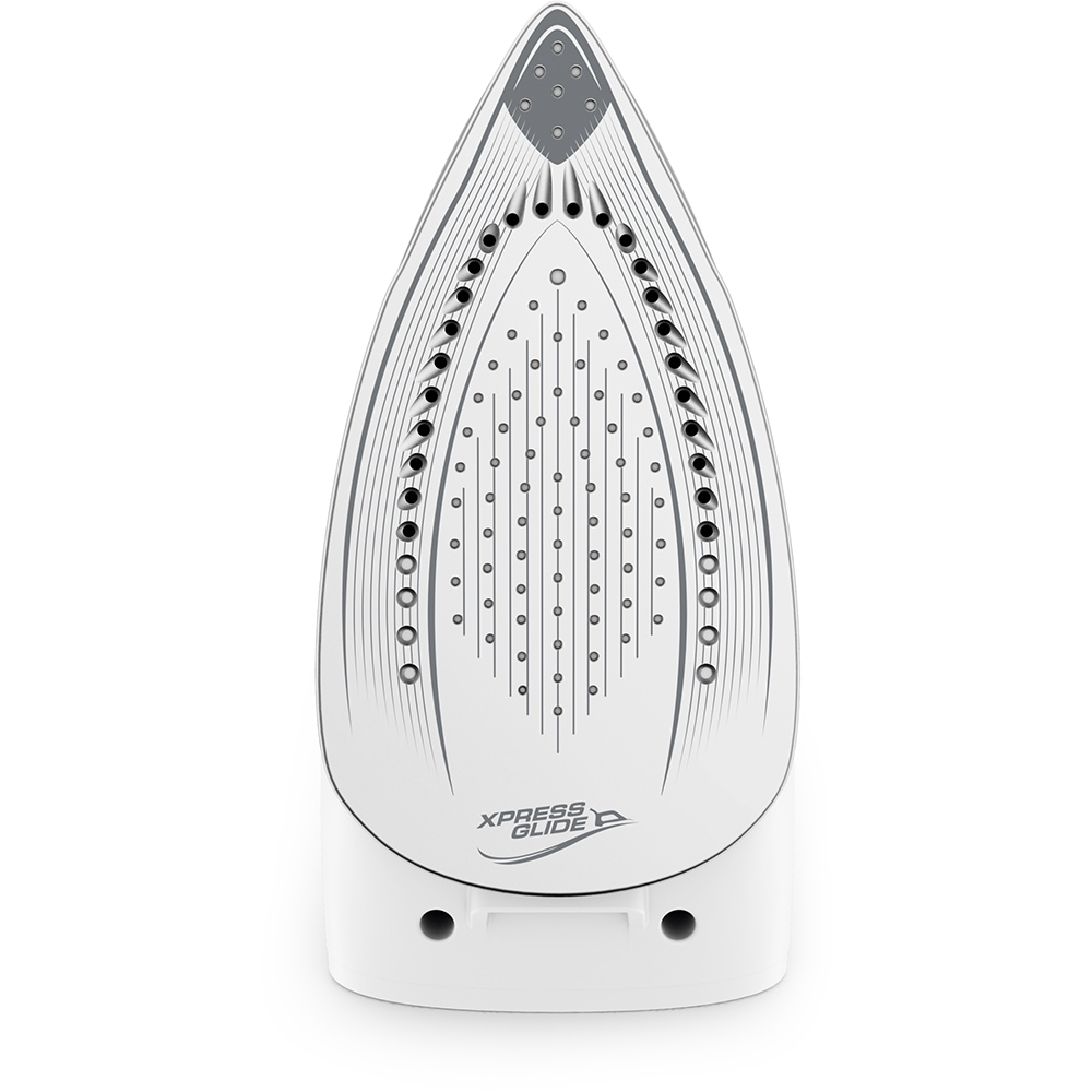 Statie de calcat TEFAL Express Optimal SV4111E0, 2200W, 200g/min, 1.2l, talpa Xpress Glide, alb-gri