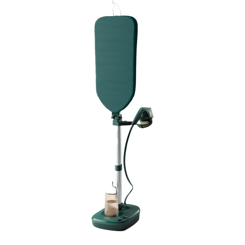 Aparat de calcat vertical PHILIPS All in One 1000 AIS6020/70, 1900W, 90g/min, 1.1l, verde-argintiu