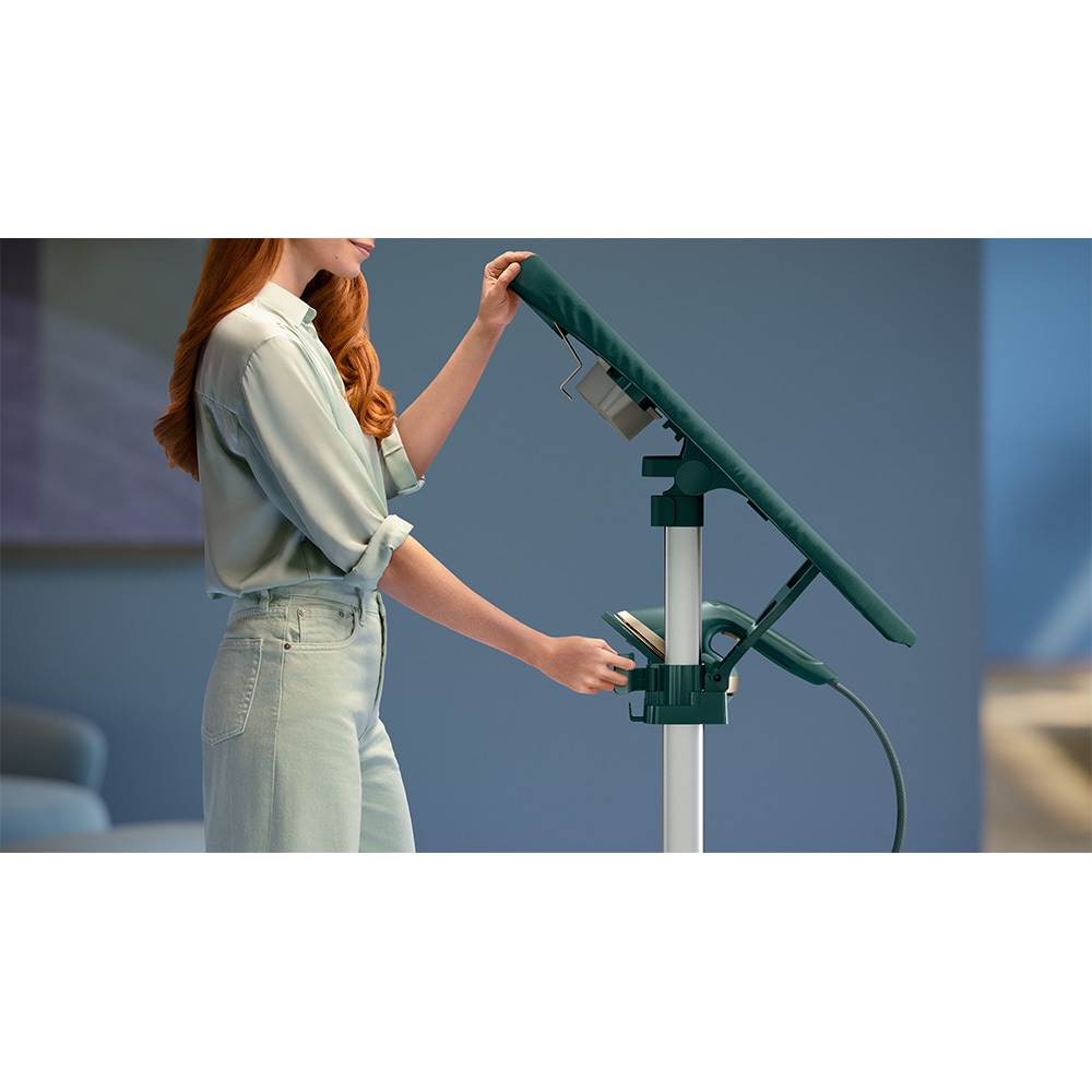 Aparat de calcat vertical PHILIPS All in One 1000 AIS6020/70, 1900W, 90g/min, 1.1l, verde-argintiu