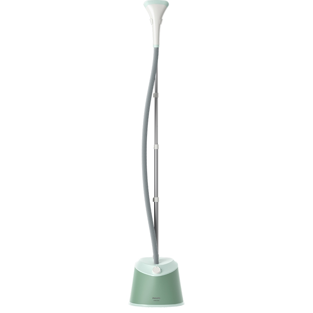 Aparat de calcat vertical PHILIPS Seria 1000 STE1010/70, 1600W, 32g/min, 1.8l, alb-verde deschis