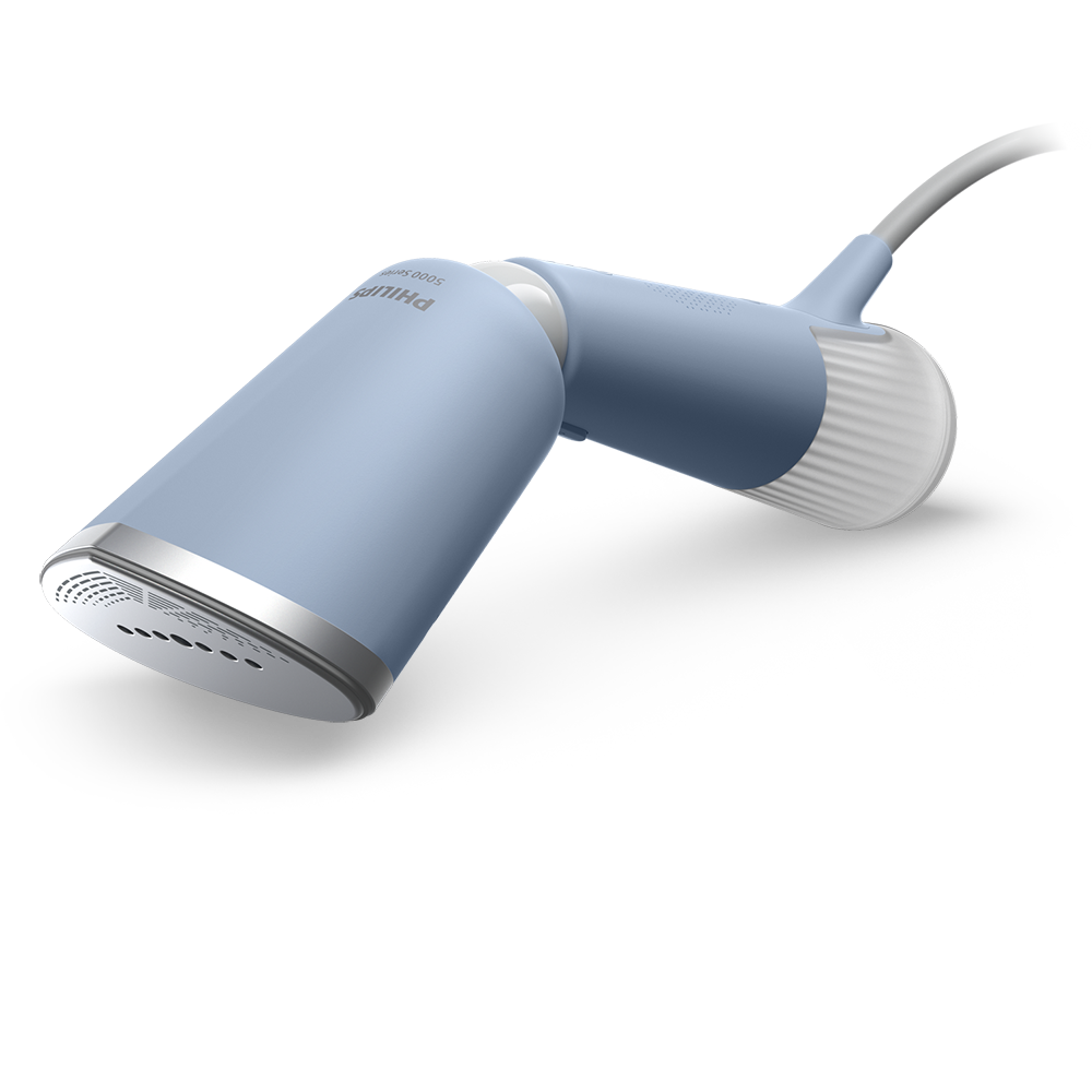 Aparat de calcat vertical PHILIPS Seria 5000 STH5020/20, 1400W, 24g/min, 120ml, albastru-argintiu