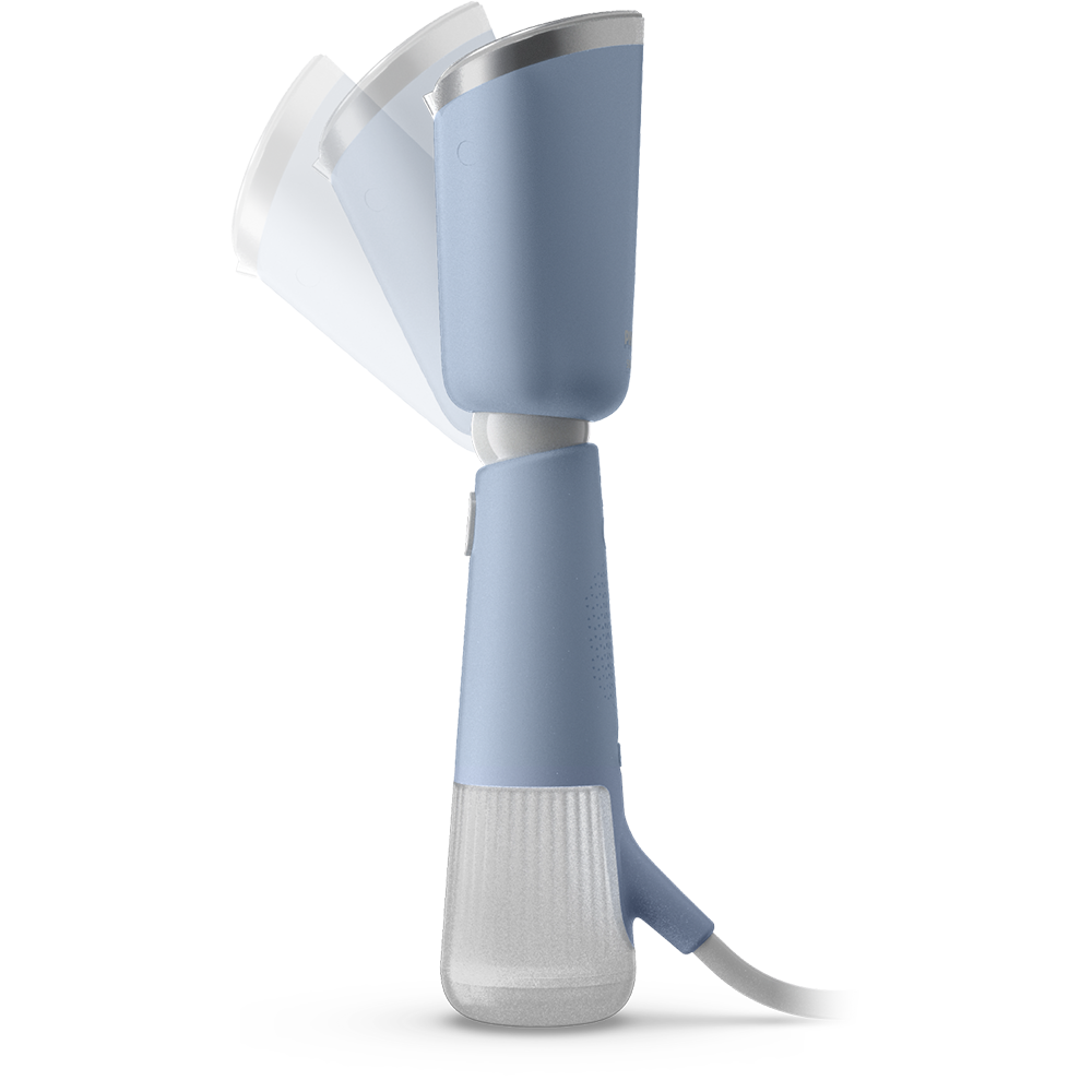 Aparat de calcat vertical PHILIPS Seria 5000 STH5020/20, 1400W, 24g/min, 120ml, albastru-argintiu