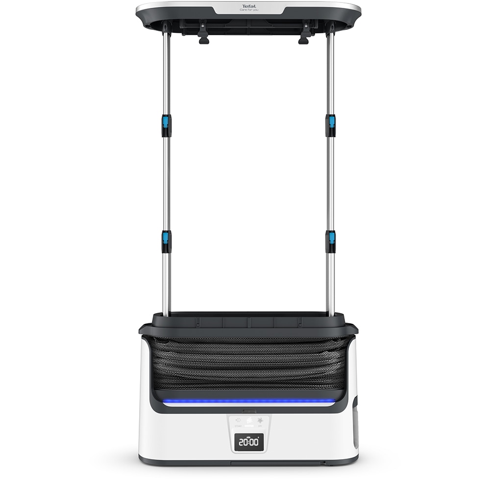 Aparat de calcat si igienizat vertical TEFAL Care For You YT4050E1, 1800W, 65g/min, 2l, alb-negru