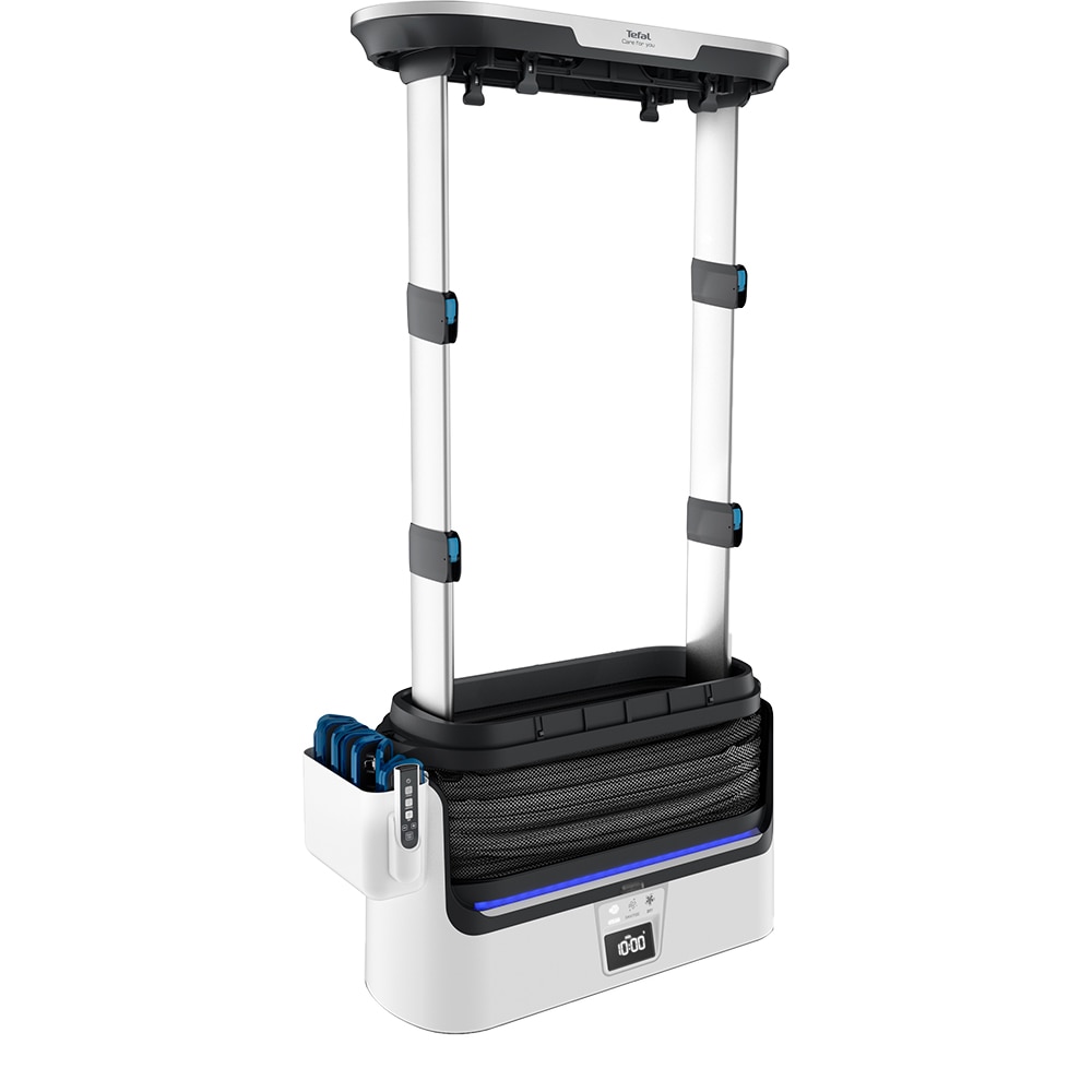 Aparat de calcat si igienizat vertical TEFAL Care For You YT4050E1, 1800W, 65g/min, 2l, alb-negru