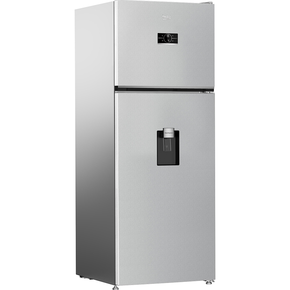 Frigider cu doua usi BEKO B5RDNE504LDM, No Frost, 477 l, H 186 cm, Clasa E, Dozator apa, gri