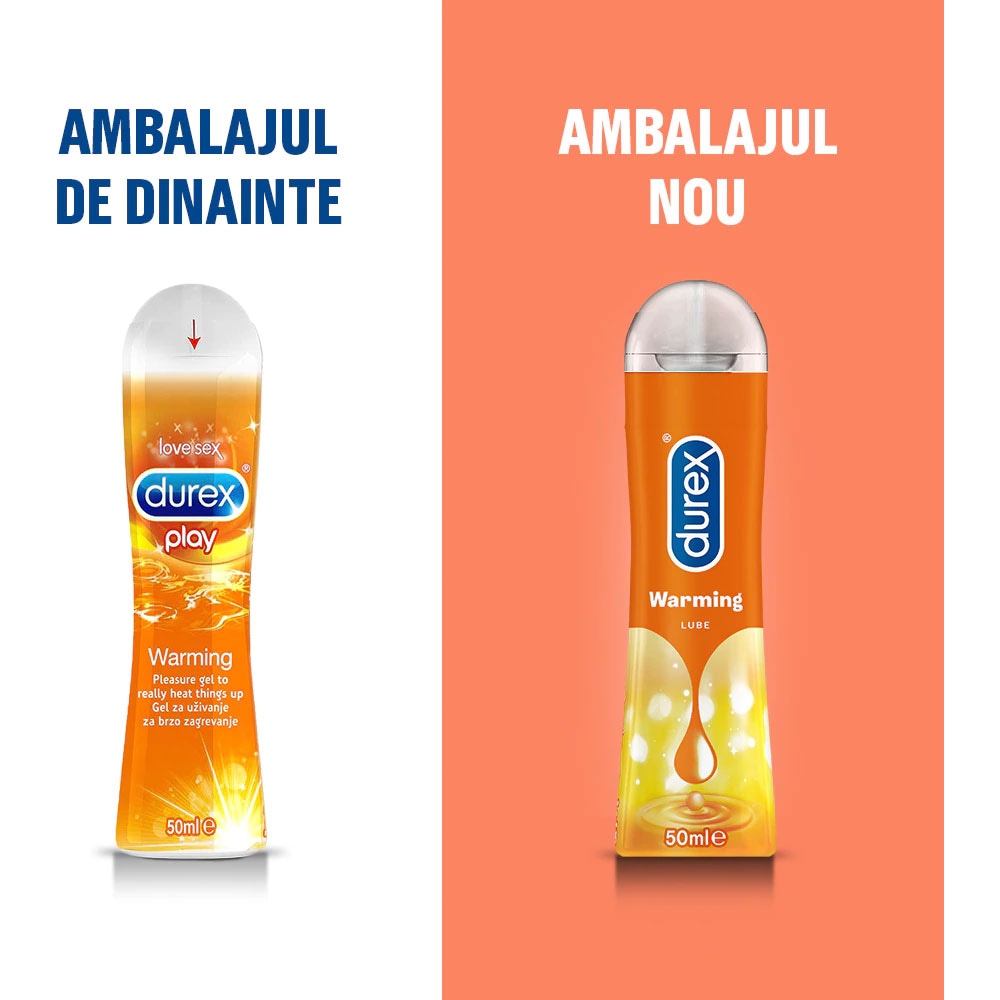 Lubrifiant DUREX Play Warming, 50ml