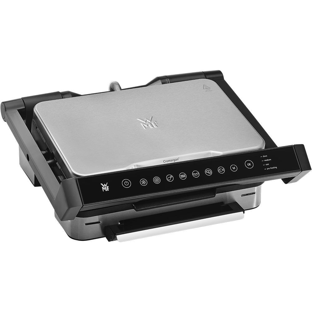 Gratar electric WMF Profi Plus 415560011, 2000W, argintiu-negru 