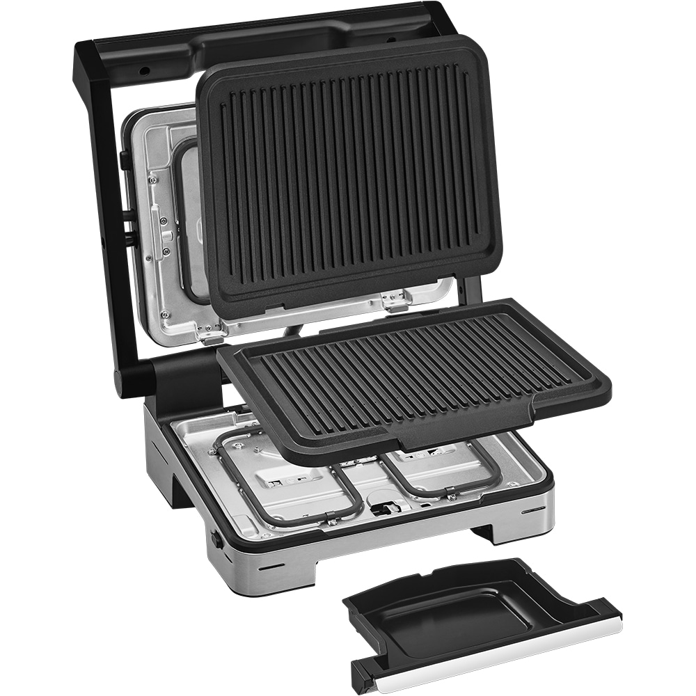 Gratar electric WMF Profi Plus 415560011, 2000W, argintiu-negru 