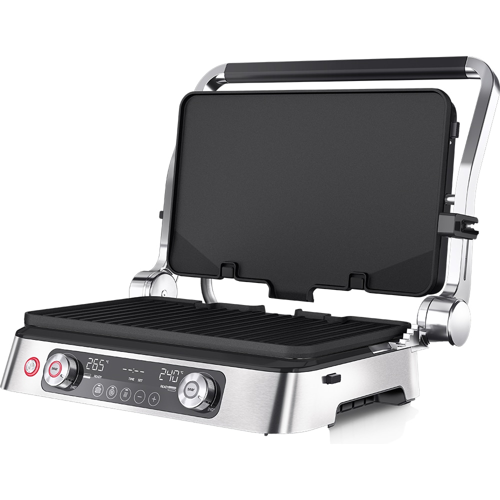 Gratar electric BRAUN MultiGrill 9 Pro CG9140, 2200W, argintiu-negru 