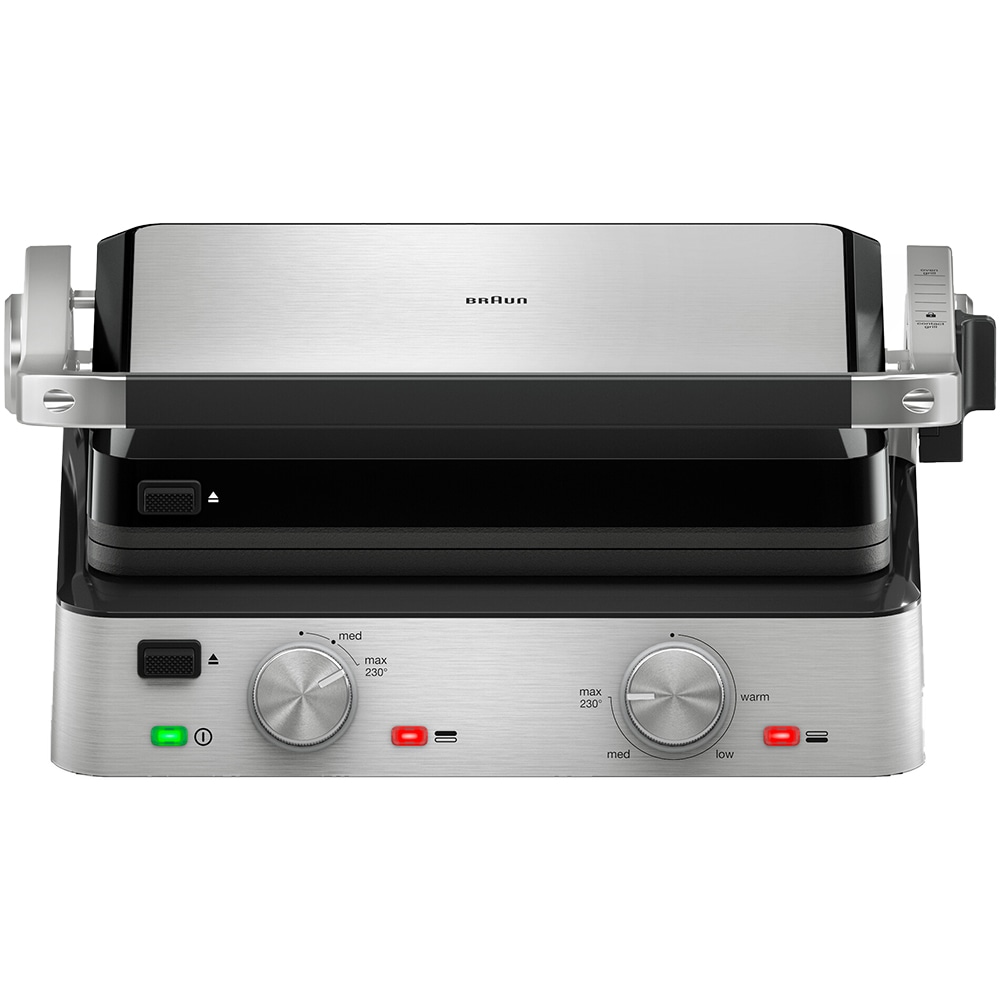 Gratar electric BRAUN MultiGrill CG7020, 2000W, argintiu-negru 
