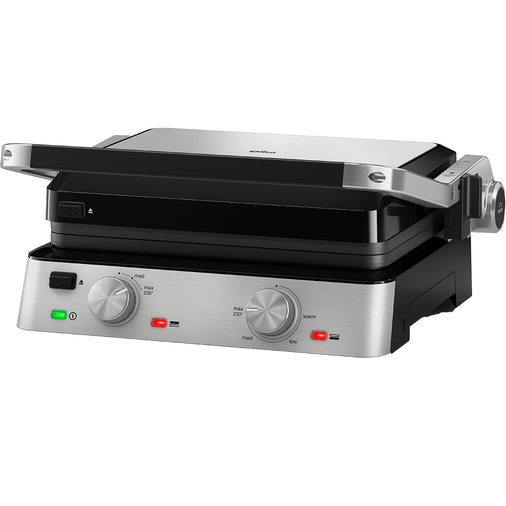Gratar electric BRAUN MultiGrill CG7020, 2000W, argintiu-negru 