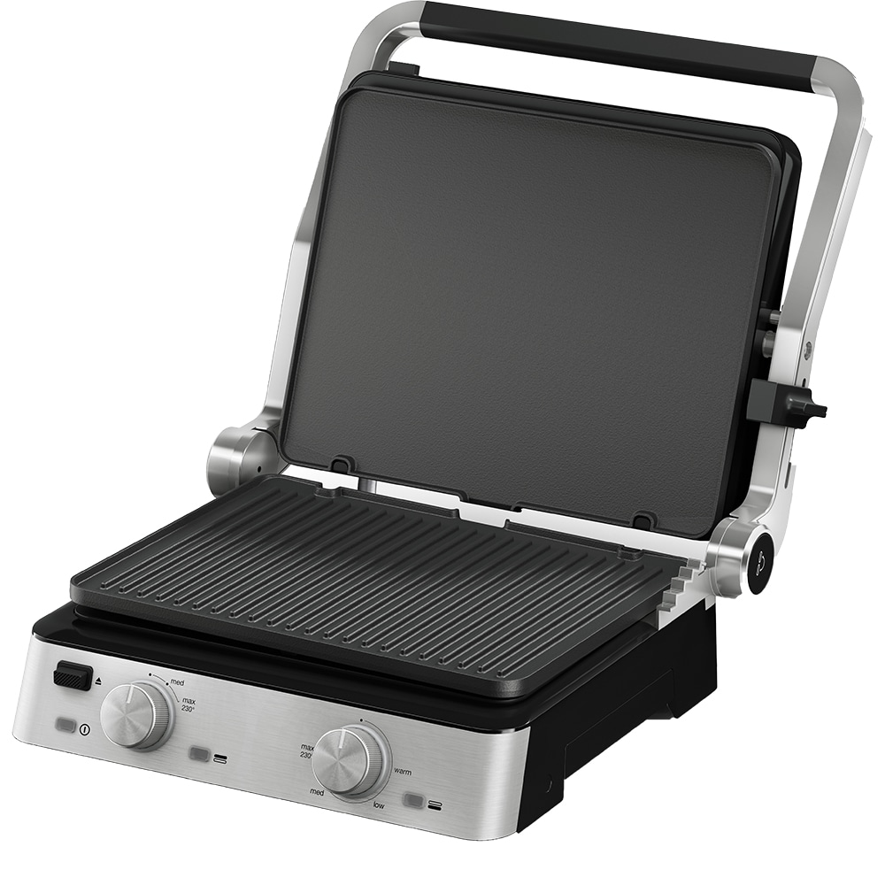 Gratar electric BRAUN MultiGrill CG7020, 2000W, argintiu-negru 
