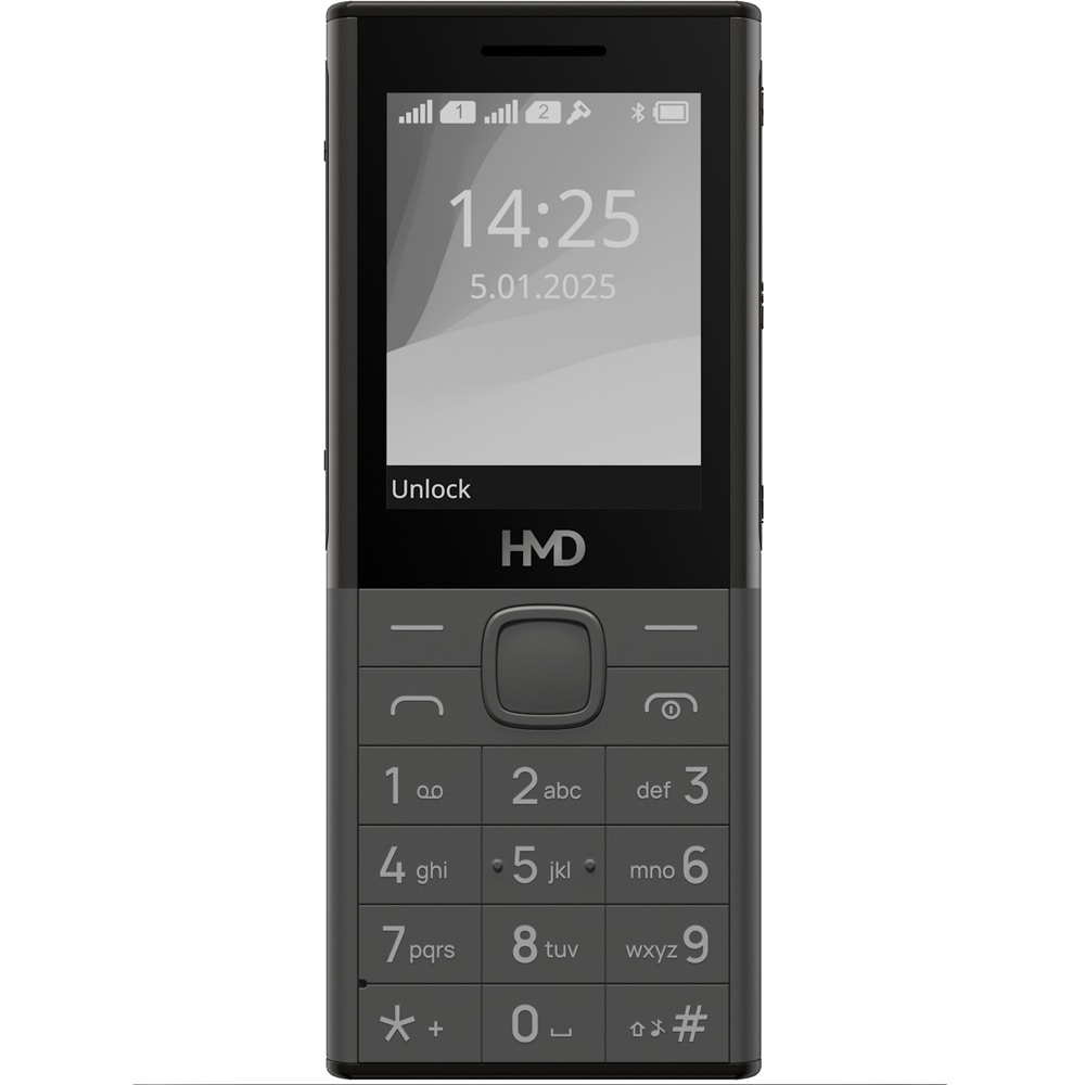Telefon HMD 150 Music, 8MB RAM, 2G, Dual SIM, Dark Grey
