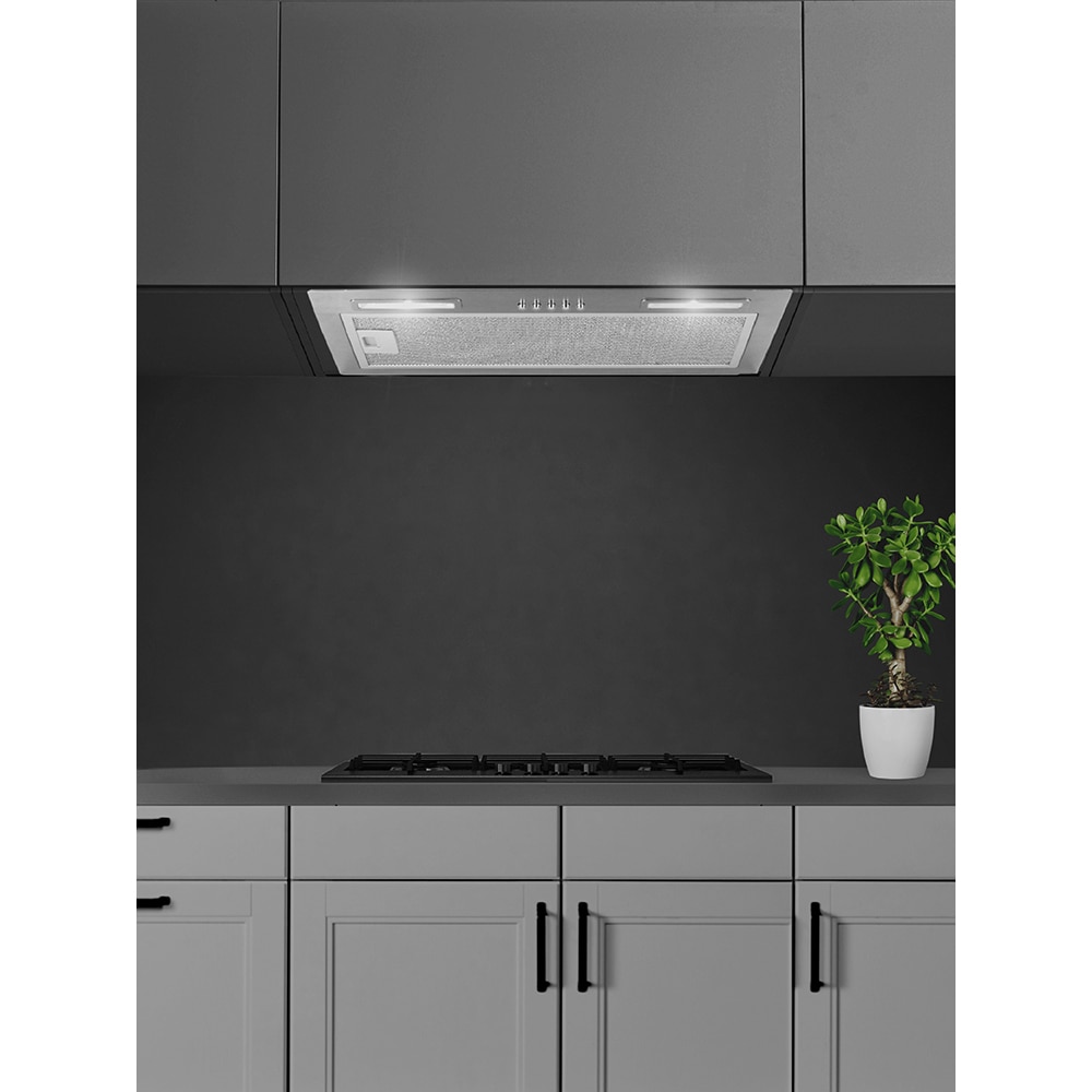 Hota incorporabila TURBIONAIRE Luna 50, 1 motor, 434 m3/h, L 50 cm, argintiu
