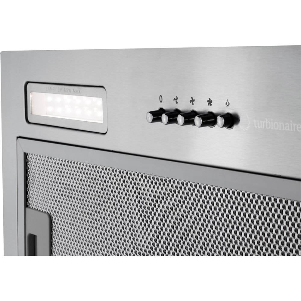 Hota incorporabila TURBIONAIRE Luna 50, 1 motor, 434 m3/h, L 50 cm, argintiu