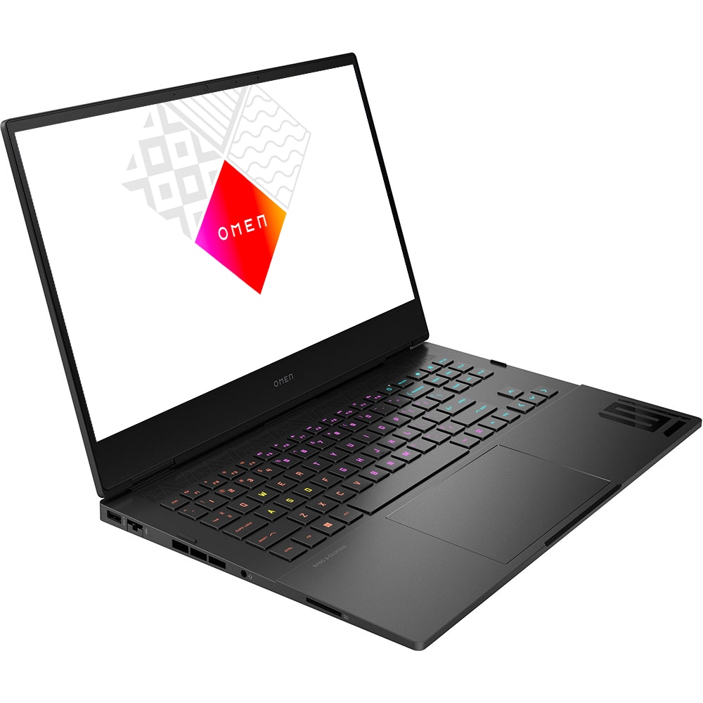 Laptop Gaming HP Omen 16-k0018nq, Intel Core i7-12700H pana la 4.7GHz, 16.1" FHD, 16GB, SSD 1TB, NVIDIA GeForce RTX 3060 6GB, Free DOS, negru