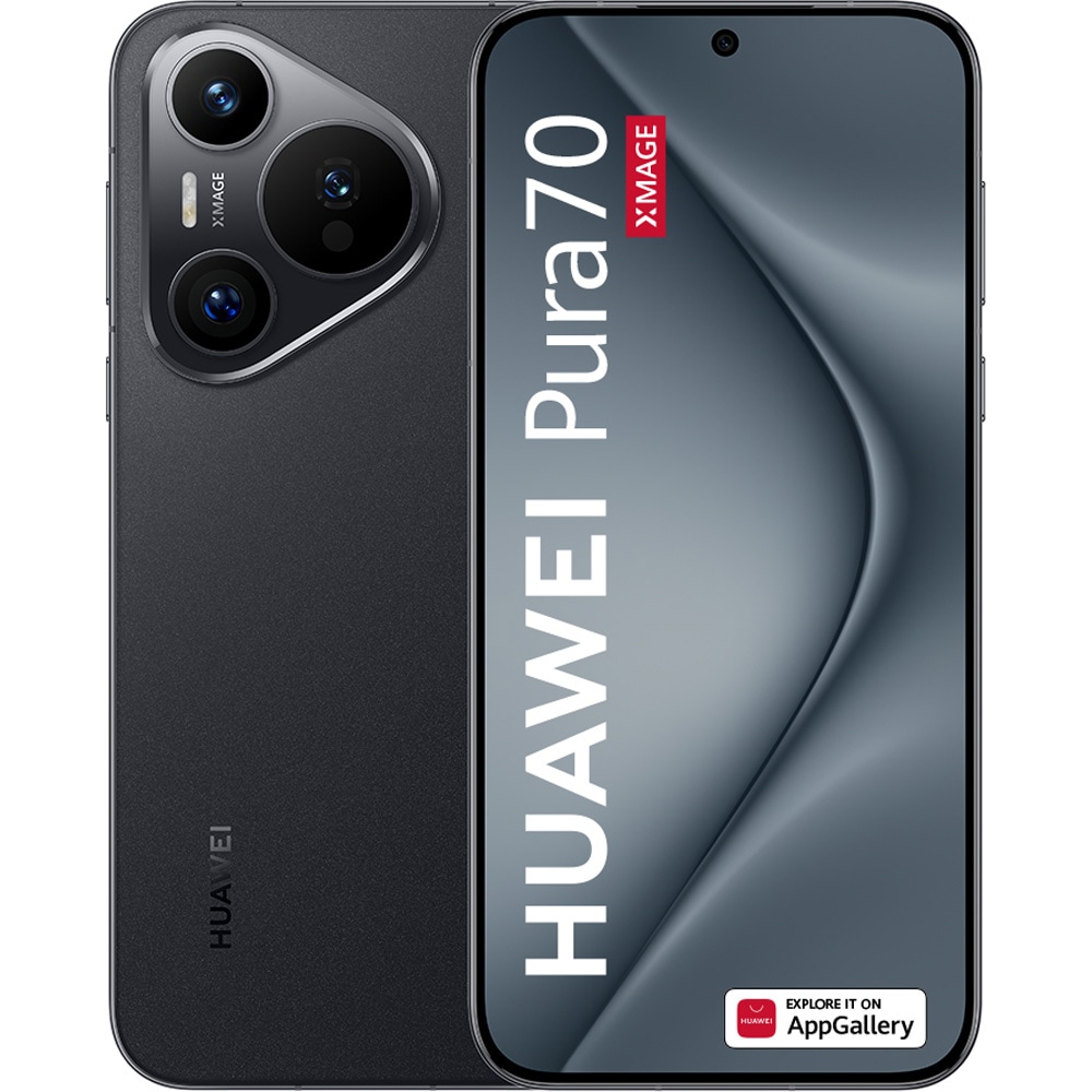 Telefon HUAWEI Pura 70, 256GB, 12GB RAM, Dual SIM, Black