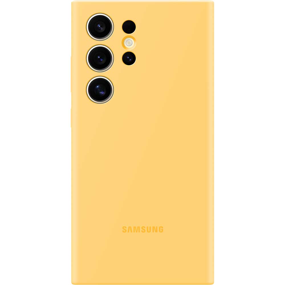 Husa telefon SAMSUNG Silicone Case pentru Galaxy S24 Ultra, EF-PS928TYEGWW, Yellow