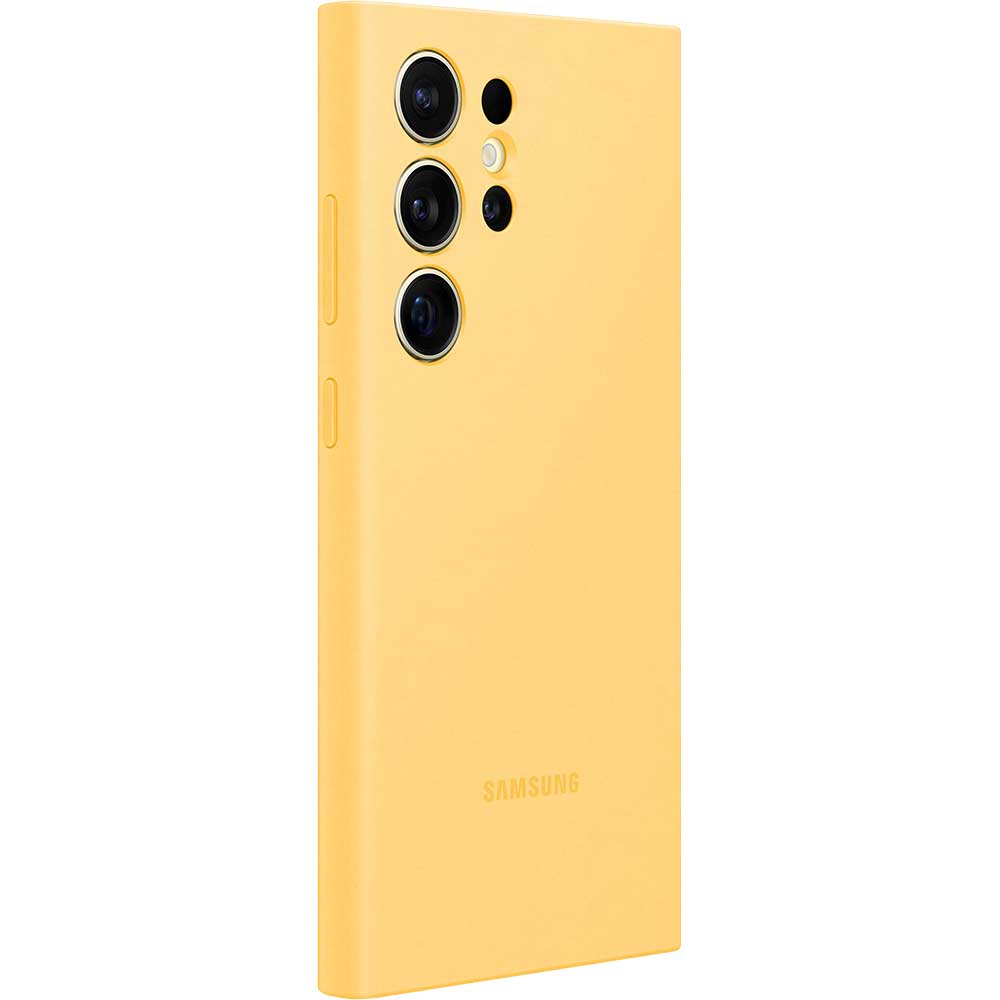 Husa telefon SAMSUNG Silicone Case pentru Galaxy S24 Ultra, EF-PS928TYEGWW, Yellow