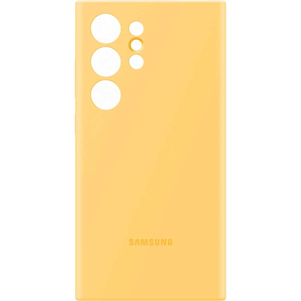 Husa telefon SAMSUNG Silicone Case pentru Galaxy S24 Ultra, EF-PS928TYEGWW, Yellow