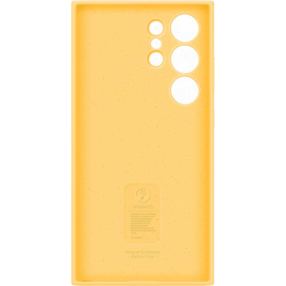 Husa telefon SAMSUNG Silicone Case pentru Galaxy S24 Ultra, EF-PS928TYEGWW, Yellow