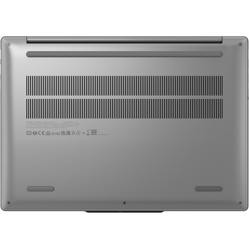 Laptop LENOVO IdeaPad Slim 5 14IRH10, Intel Core i5-13420H pana la 4.6GHz, 14" WUXGA, 16GB, SSD 1TB, Intel UHD Graphics, Free DOS, Luna Grey
