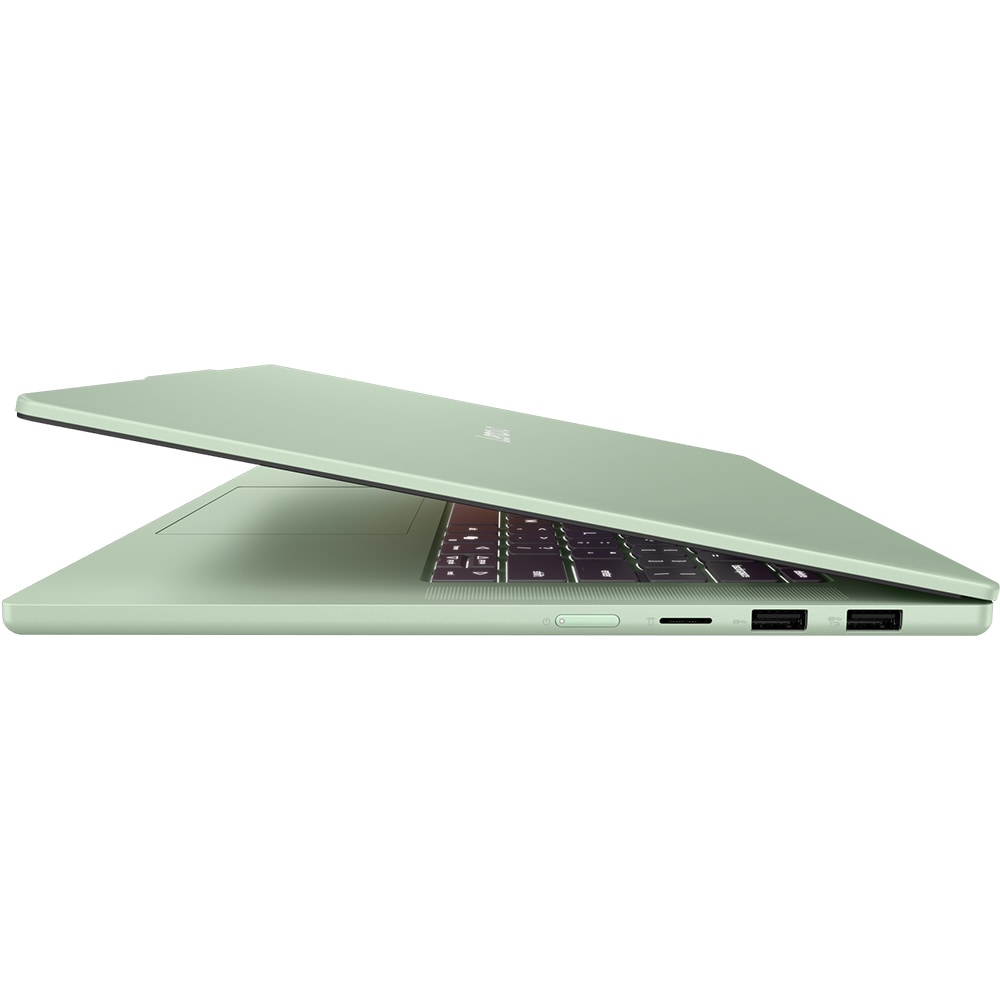 Laptop LENOVO IdeaPad Slim 5 15ARP10, AMD Ryzen 7 7735HS pana la 4.75GHz, 15.3" WUXGA, 16GB, SSD 1TB, AMD Radeon 680M Graphics, Free Dos, Seafoam Green