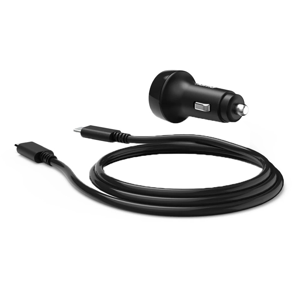 Incarcator auto HAMA 201614, 1xUSB-C, Power Delivery (PD), 25W, negru