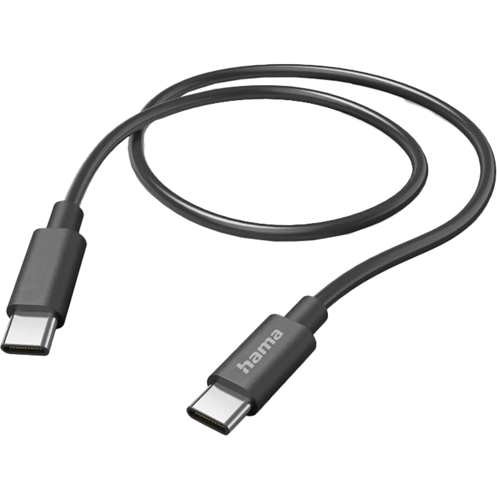 Incarcator retea HAMA 201623, 1xUSB-C, Power Delivery (PD), 25W, cablu USB-C, negru