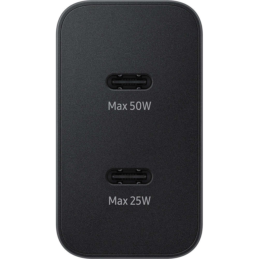 Incarcator retea SAMSUNG EP-T5020XBEGEU, 2xUSB-C, Power Delivery (PD) 50W, negru