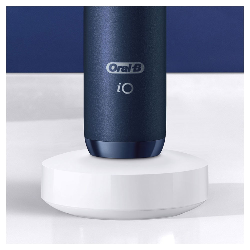 Periuta de dinti electrica ORAL-B iO7, Bluetooth, 40000 miscari/min, Curatare 3D, 5 programe, 1 capat, albastru