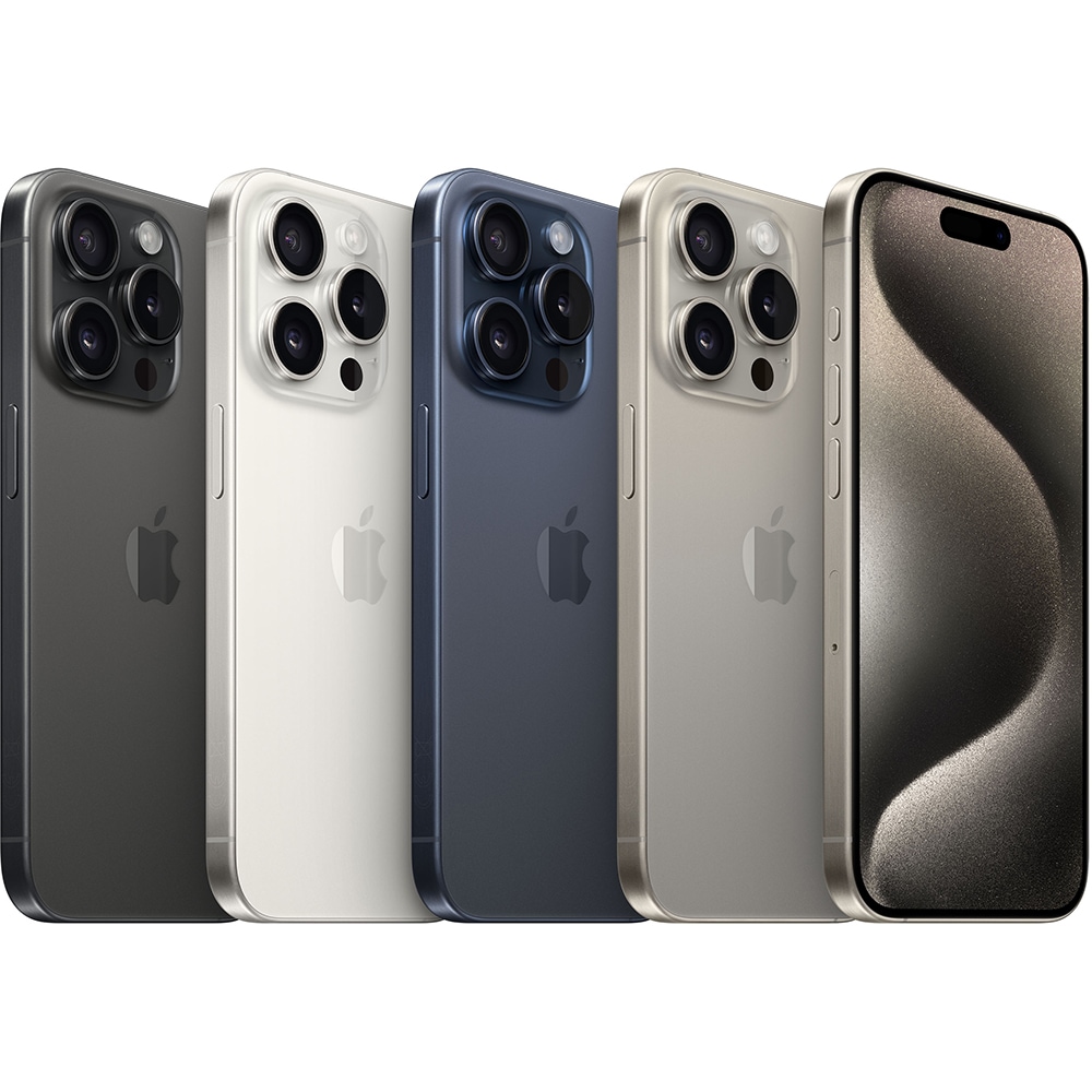 Telefon APPLE iPhone 15 Pro 5G, 128GB, Black Titanium