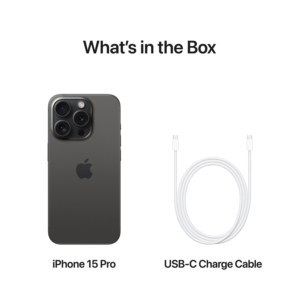 Telefon APPLE iPhone 15 Pro 5G, 128GB, Black Titanium