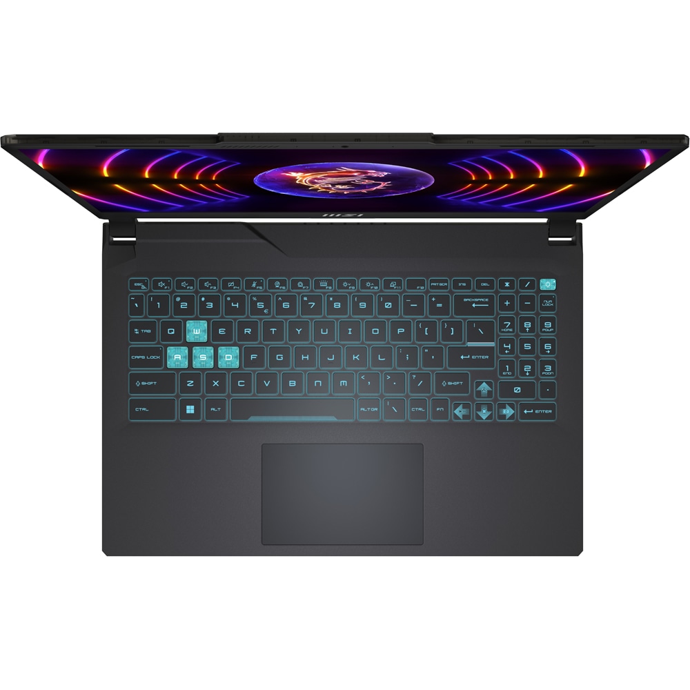 Laptop Gaming MSI Cyborg 15 A13VF-686XRO, Intel Core i7-13620H, 15.6" FHD, 16GB, SSD 512GB, NVIDIA GeForce RTX 4060 8GB, Free DOS, negru