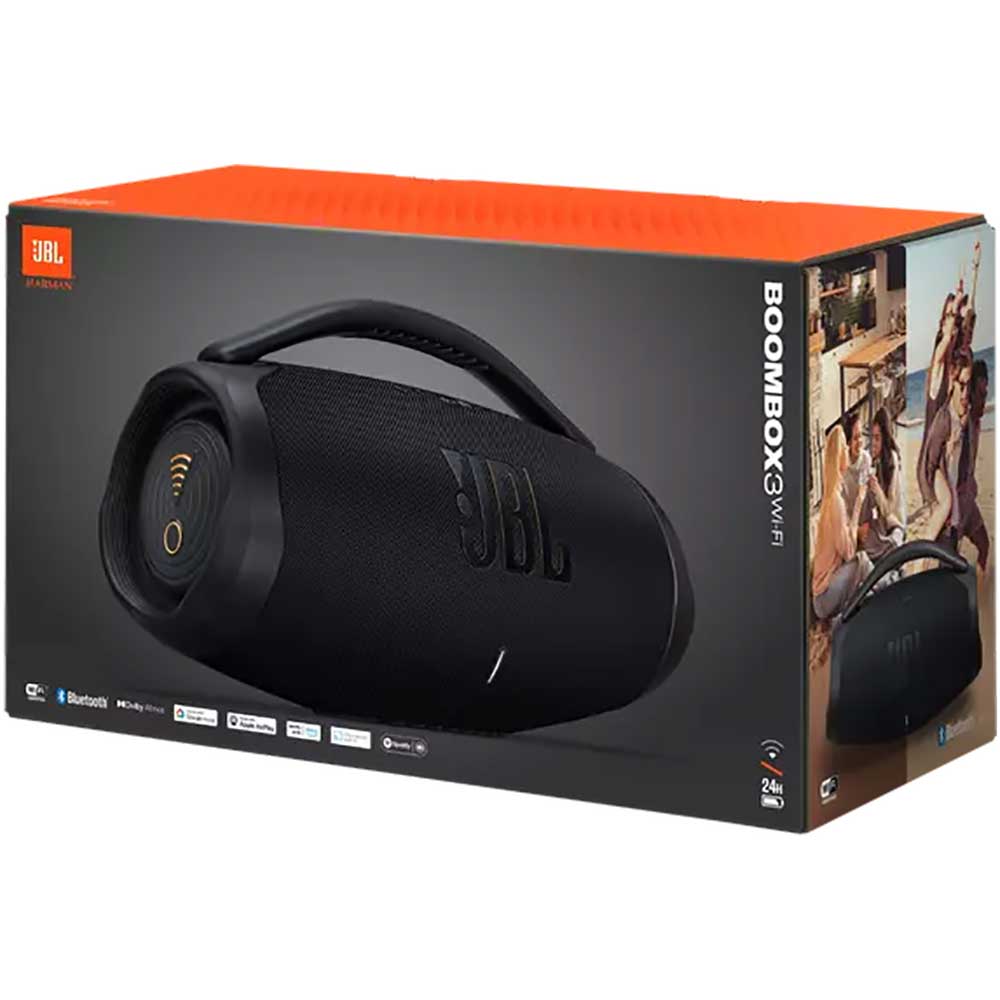Boxa portabila JBL Boombox 3 Wi-Fi, 180W, Bluetooth, Powerbank, IP67, negru