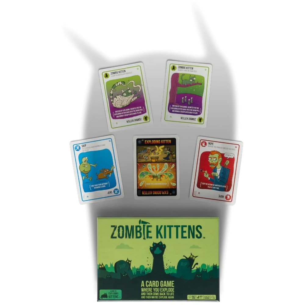Joc de societate EXPLODING KITTENS Zombie EKIEK10RO, 7 ani+, 2-5 jucatori