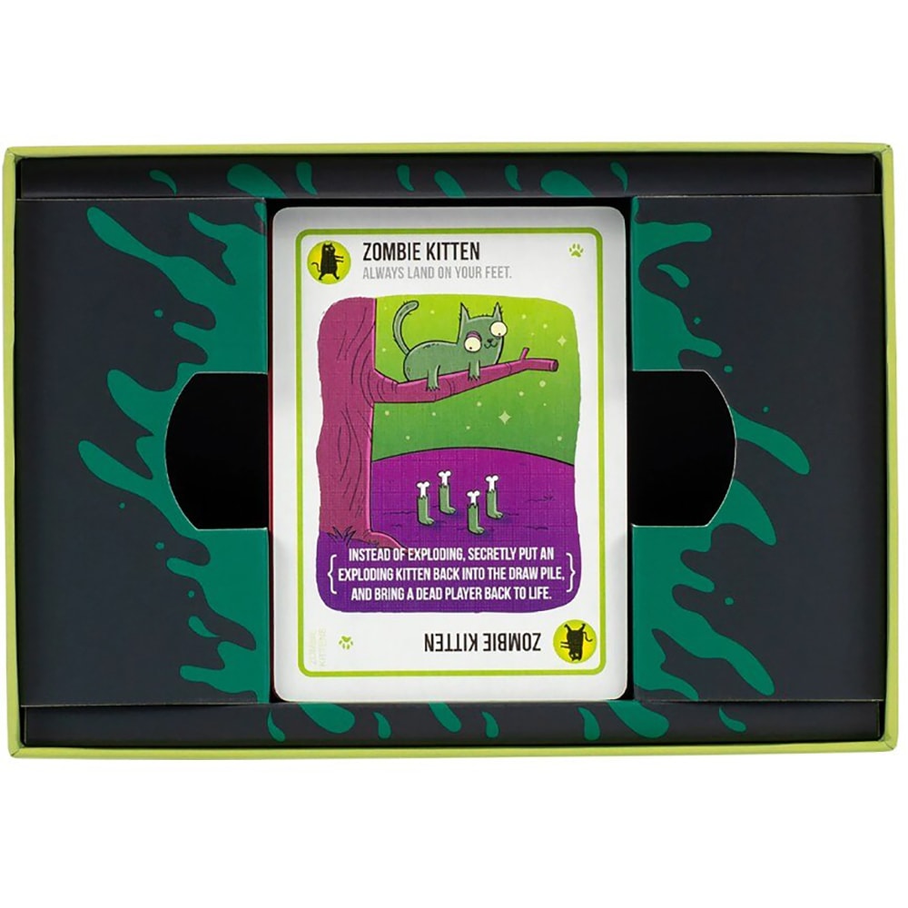 Joc de societate EXPLODING KITTENS Zombie EKIEK10RO, 7 ani+, 2-5 jucatori