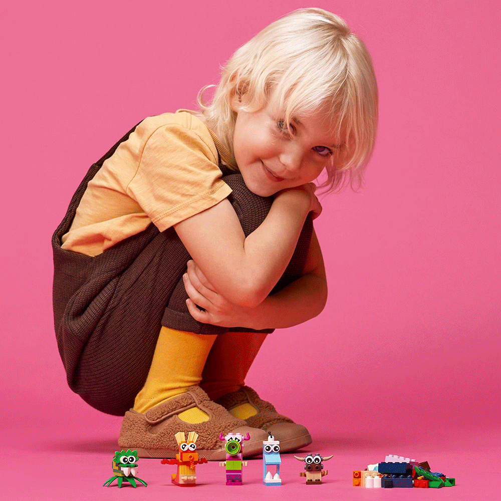 LEGO Classic: Monstri creativi 11017, 4 ani+, 140 piese