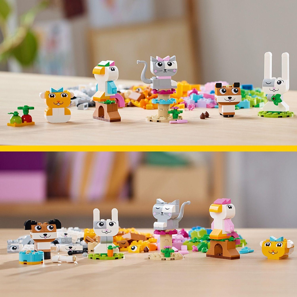 LEGO Classic: Animalute creative 11034, 5 ani+, 450 piese