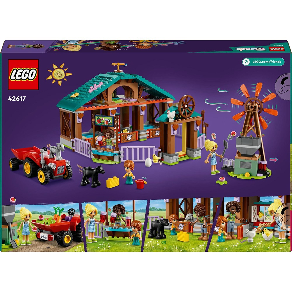 LEGO Friends: Refugiu pentru animale de ferma 42617, 6 ani+, 489 piese