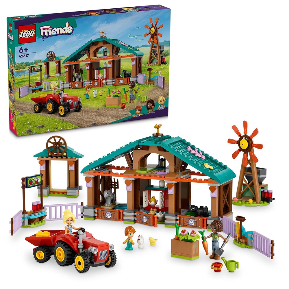 LEGO Friends: Refugiu pentru animale de ferma 42617, 6 ani+, 489 piese