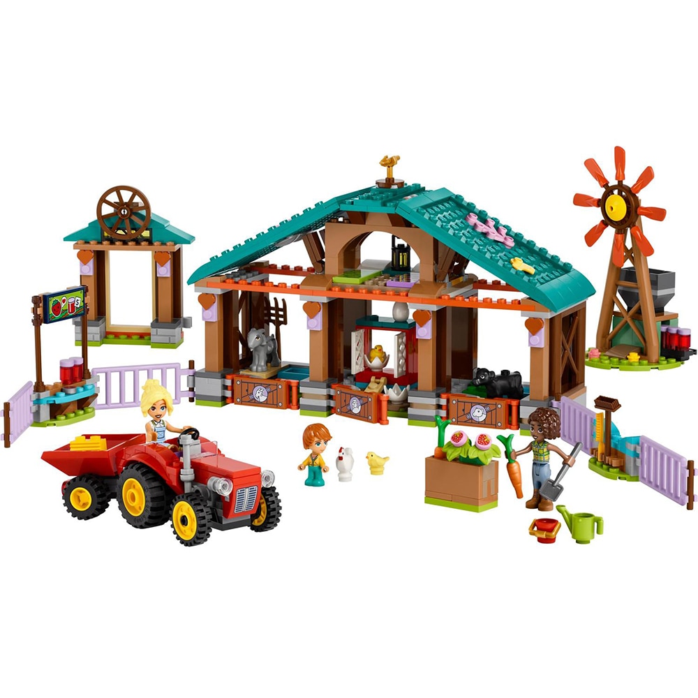 LEGO Friends: Refugiu pentru animale de ferma 42617, 6 ani+, 489 piese