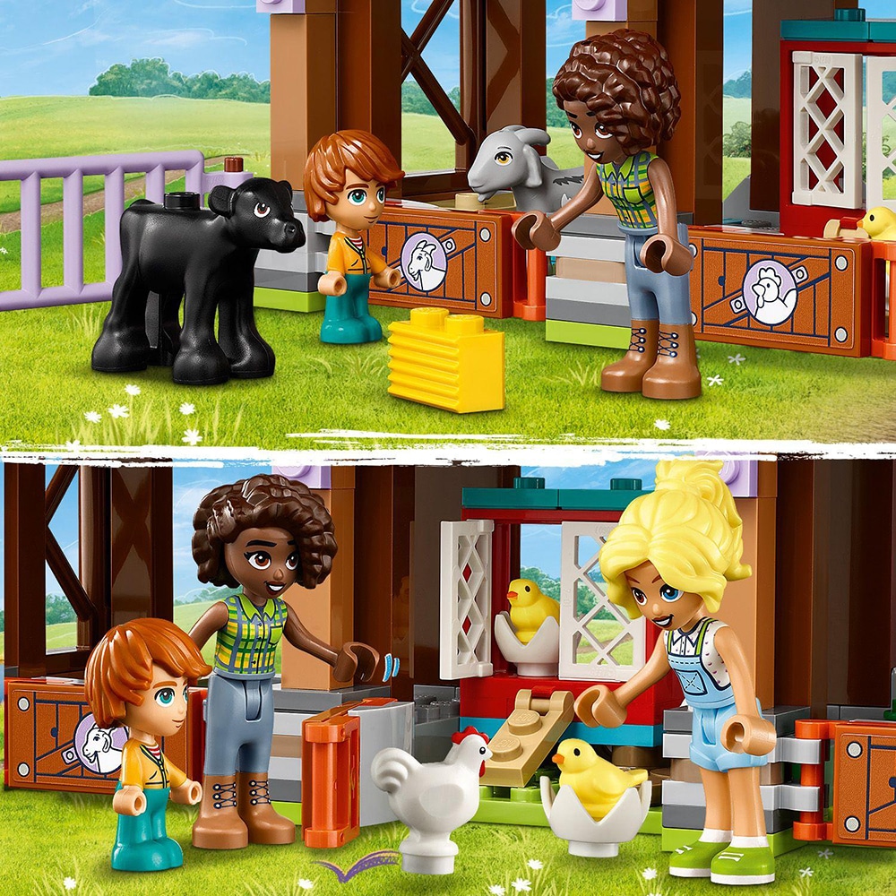 LEGO Friends: Refugiu pentru animale de ferma 42617, 6 ani+, 489 piese